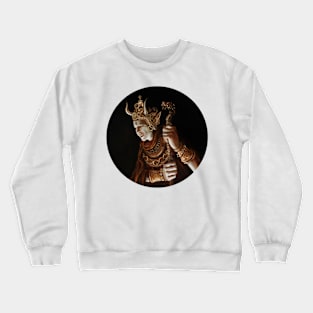 Awesome Heavy Metal Golden Devil Demon of Darkness Crewneck Sweatshirt